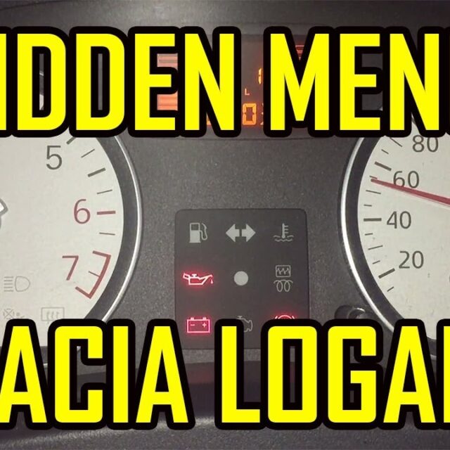 Hidden menu Dacia Logan I (2004-2012)