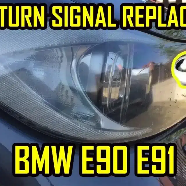 Front Turn Signal Indicator Replacement BMW E90 E91