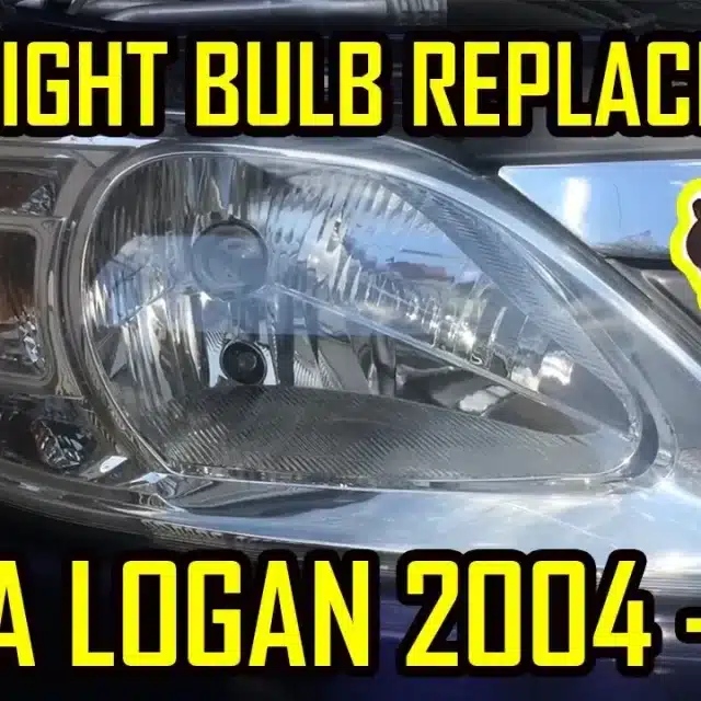 Headlight Bulb Replacement Dacia Logan 2004-2011