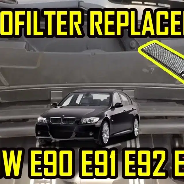 Cabin Filter Microfilter Replacement BMW E90 E91 E92 E93