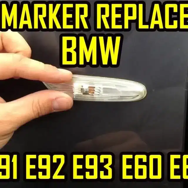 Side Marker Bulb Replacement BMW E90 E91 E92 E93 E60 E61 E87