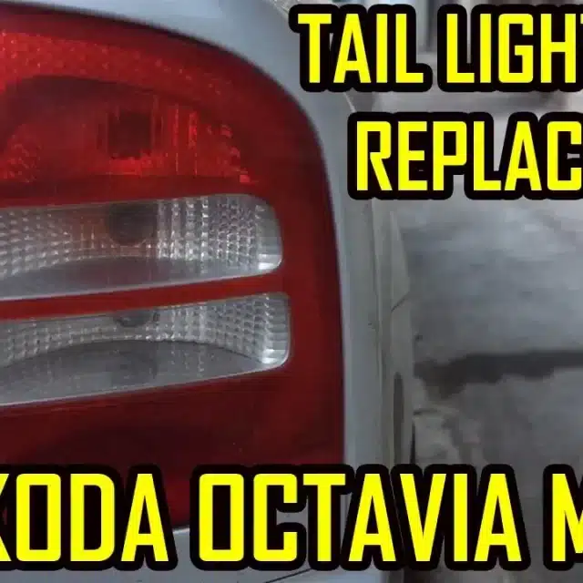 Tail Light Bulb Replacement Skoda Octavia 1