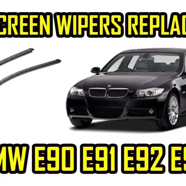 Windshield Wiper Blades Replacement BMW 3 Series E90 E91 E92 E93