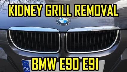 Kidney Grill Removal BMW E90 E91 E92 E93