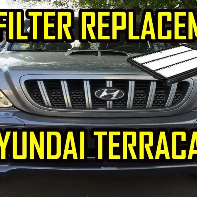 Air Filter Replacement Hyundai Terracan